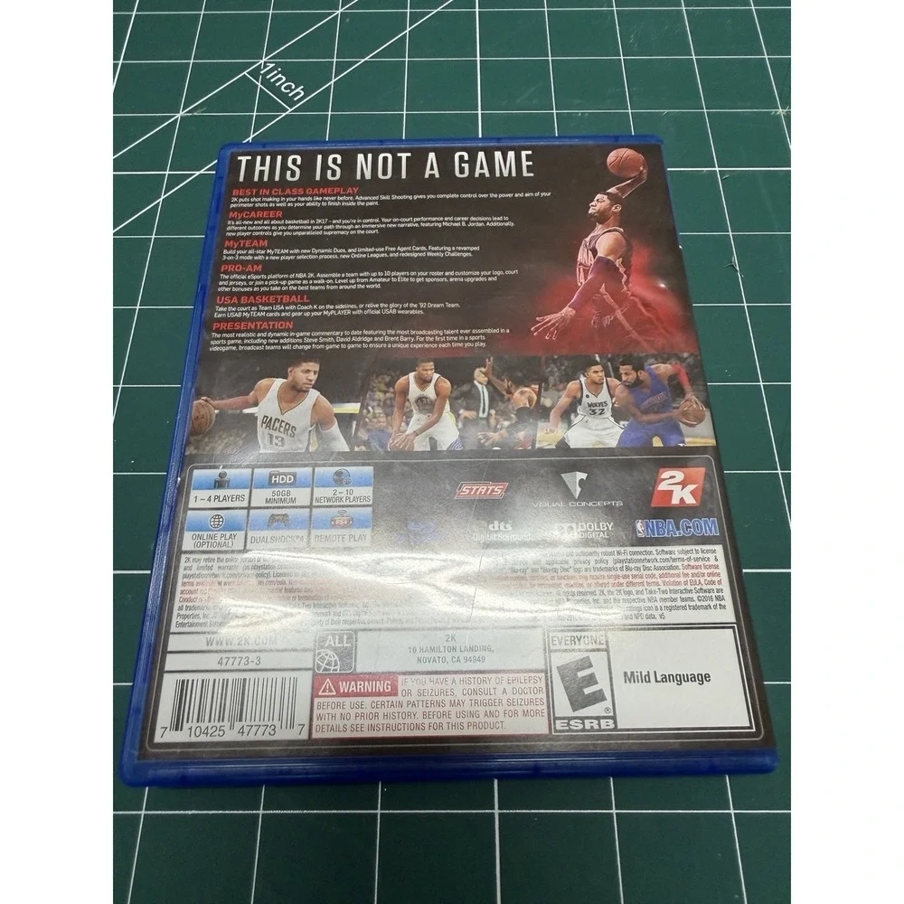 NBA 2K17 Sony PlayStation 4 PS4 Basketball Video Game Pre Owned‎